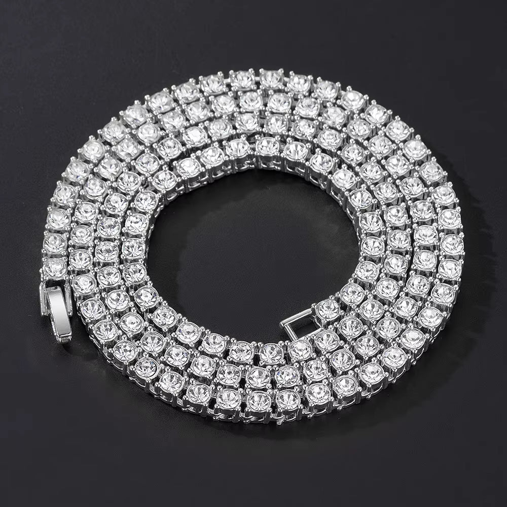 Round Cut Tennis Chain